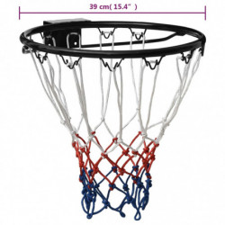 Basketballring Schwarz 39 cm Stahl