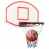 Basketballkorb Weiß 71x45x2 cm Polyethylen