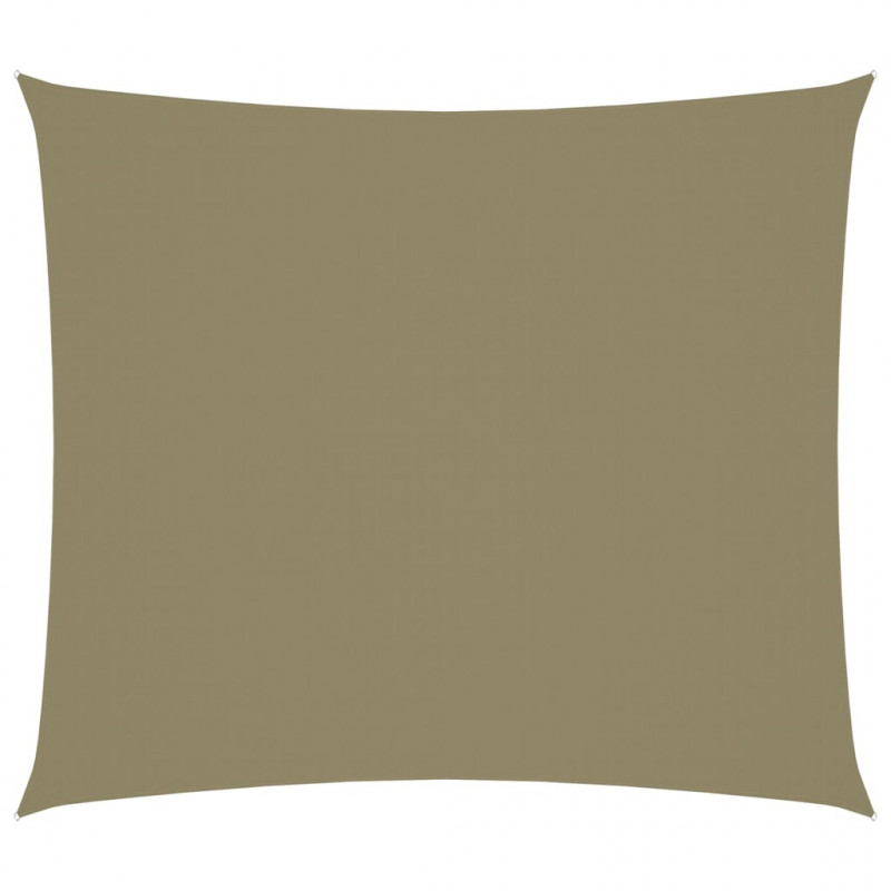 Sonnensegel Oxford-Gewebe Rechteckig 2x2,5 m Beige