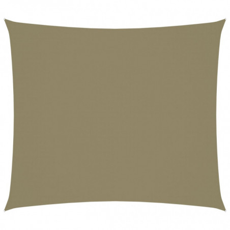 Sonnensegel Oxford-Gewebe Rechteckig 2x2,5 m Beige