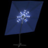 LED-Ampelschirm Azurblau 400x300 cm