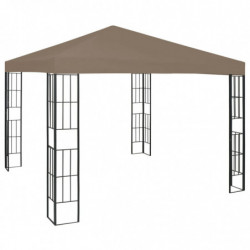 Pavillon Weertje 3x3 m Taupe