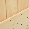 Schiebetür mit Beschlag 80x210 cm Kiefer Massivholz