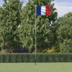 Französische Flagge mit...