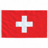 Schweizer Flagge mit Mast 6,23 m Aluminium