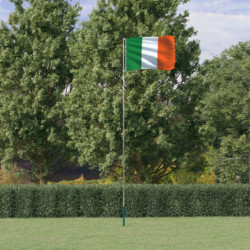 Flagge Irlands mit Mast...