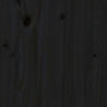 Pflanzkübel Schwarz 112x25x104,5 cm Massivholz Kiefer