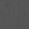 Pflanzkübel mit Ablage Grau 82,5x54x81 cm Massivholz Kiefer
