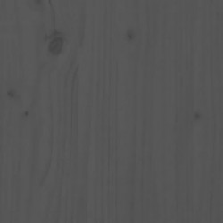 Pflanzkübel Grau 78x78x27 cm Massivholz Kiefer