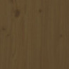 Pflanzkübel Honigbraun 110x110x27 cm Massivholz Kiefer