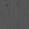 Pflanzkübel mit Ablage Grau 54x34,5x81 cm Massivholz Kiefer