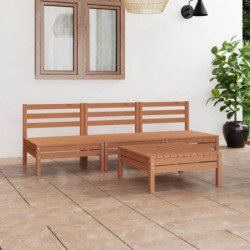 4-tlg. Garten-Lounge-Set...