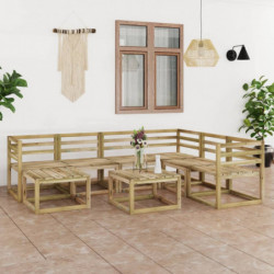 8-tlg. Garten-Lounge-Set...
