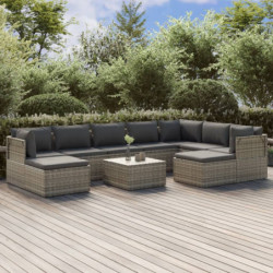 10-tlg. Garten-Lounge-Set...