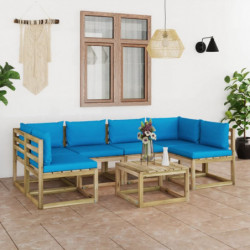 7-tlg. Garten-Lounge-Set...