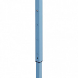 Profi-Partyzelt Faltbar mit 3 Seitenwänden 3×4m Stahl Weiß