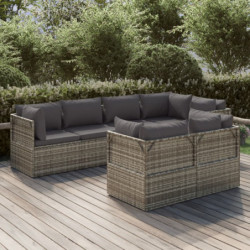 7-tlg. Garten-Lounge-Set...