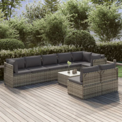 9-tlg. Garten-Lounge-Set...