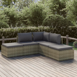 5-tlg. Garten-Lounge-Set...