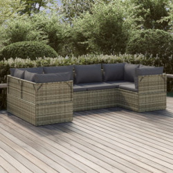 6-tlg. Garten-Lounge-Set...