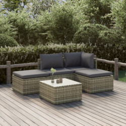 5-tlg. Garten-Lounge-Set...