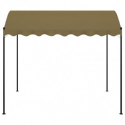 Pavillon Weike 4x3x2,6 m Taupe 180 g/m²