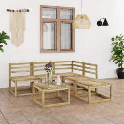 6-tlg. Garten-Lounge-Set...