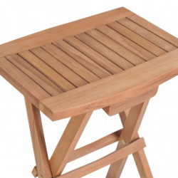 Klappbare Barhocker 4 Stk. Massivholz Teak