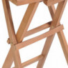 Klappbare Barhocker 4 Stk. Massivholz Teak