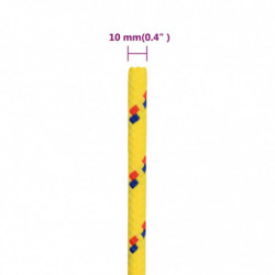 Bootsseil Gelb 10 mm 250 m Polypropylen