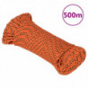 Bootsseil Orange 3 mm 500 m Polypropylen