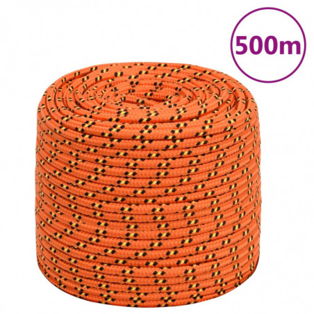 Bootsseil Orange 8 mm 500 m Polypropylen