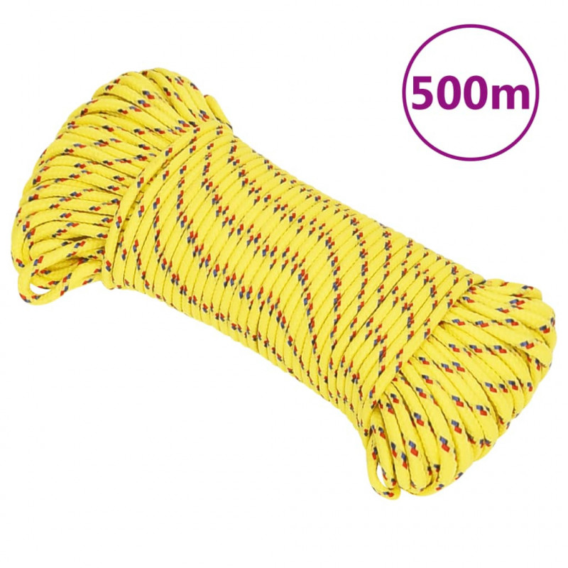 Bootsseil Gelb 3 mm 500 m Polypropylen