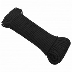 Bootsseil Schwarz 4 mm 25 m Polypropylen