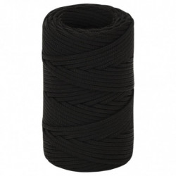 Arbeitsseil Schwarz 2 mm 50 m Polyester