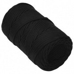 Arbeitsseil Schwarz 2 mm 50 m Polyester