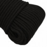 Arbeitsseil Schwarz 3 mm 25 m Polyester