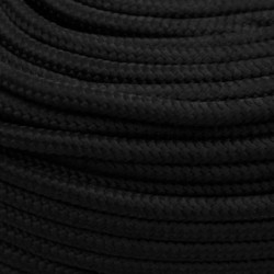 Arbeitsseil Schwarz 10 mm 25 m Polyester