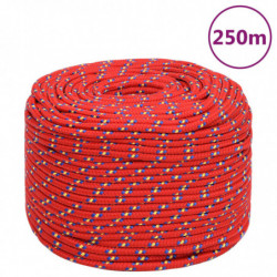 Bootsseil Rot 6 mm 250 m...