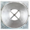 Erdspieße 2 Stk. Silbern 8x61 cm Verzinkter Stahl