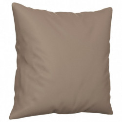 Sofakissen 2 Stk. Taupe 40x40 cm Mikrofasergewebe