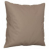 Sofakissen 2 Stk. Taupe 40x40 cm Mikrofasergewebe