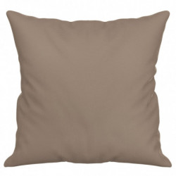Sofakissen 2 Stk. Taupe 40x40 cm Mikrofasergewebe
