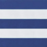 Zierkissen 4 Stk. Blau & Weiß Gestreift 54x55x12 cm Stoff