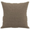 Sofakissen 2 Stk. Taupe 40x40 cm Stoff