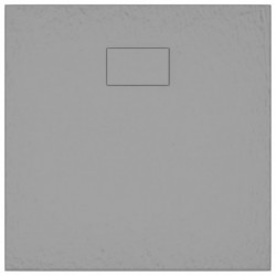 Duschwanne SMC Grau 90x90 cm