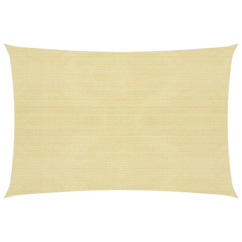 Sonnensegel 160 g/m² Beige 5x6 m HDPE