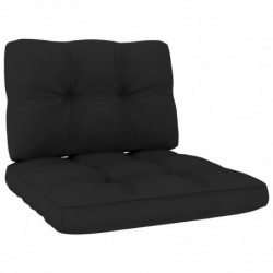 Palettensofa-Kissen 2 Stk. Schwarz