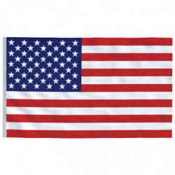 Flagge der Vereinigten Staaten mit Mast 6,23 m Aluminium