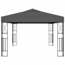 Pavillon Wencke 3×4 m Anthrazit Stoff